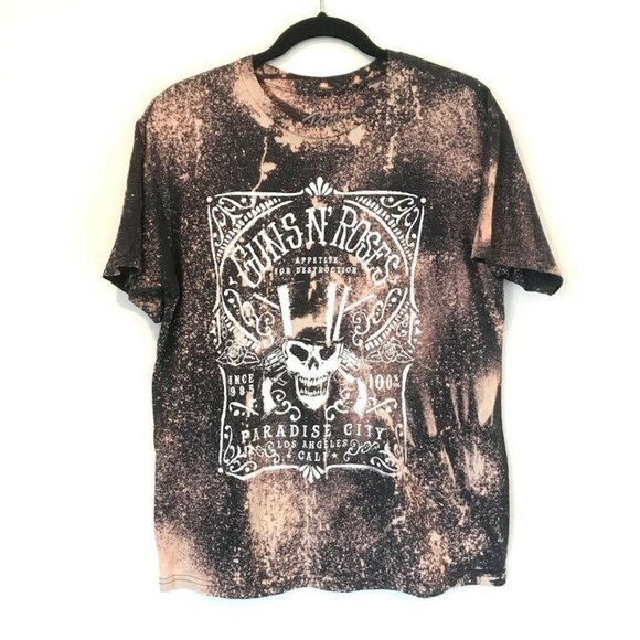 Bravado Guns N' Roses Bleach Splatter Graphic Tee